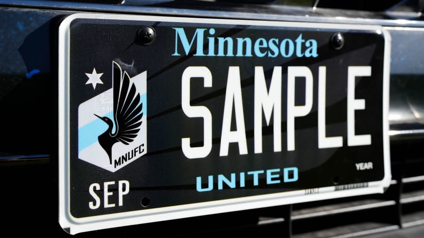 MNUFC License Plate