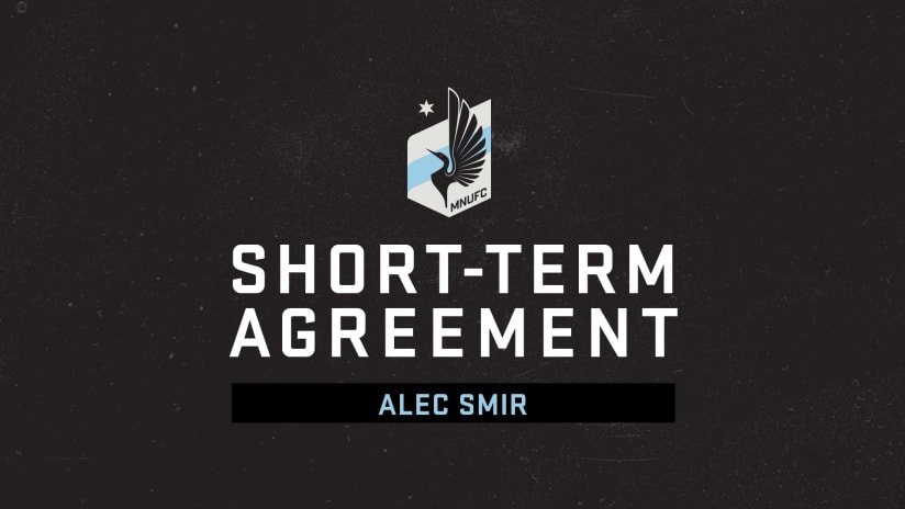 Alec Smir Short-Term Agreement