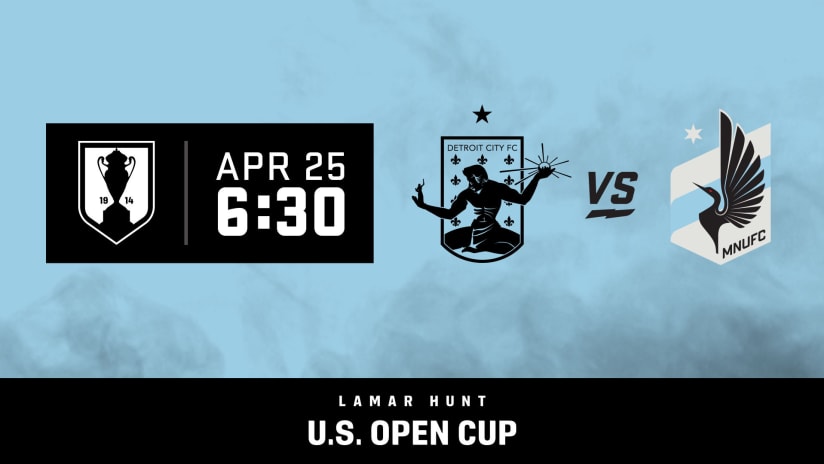 USOC Detroit City FC vs MNUFC graphic